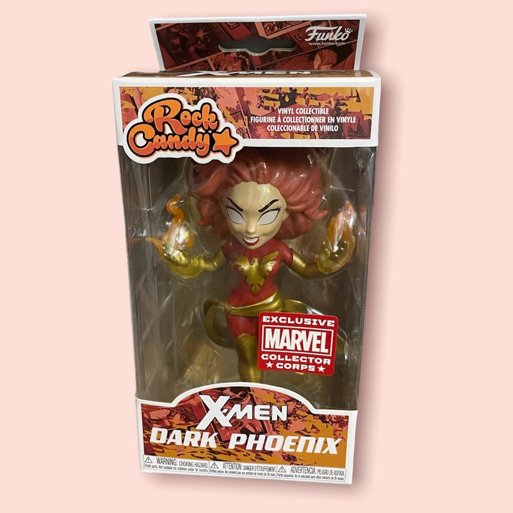 NIB Funko Rock Candy Dark Phoenix Figurine - Marvel Collector Corps Exclusive!